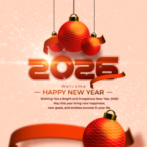 New Year PSD Template | Photoshop Design | ENGLISH